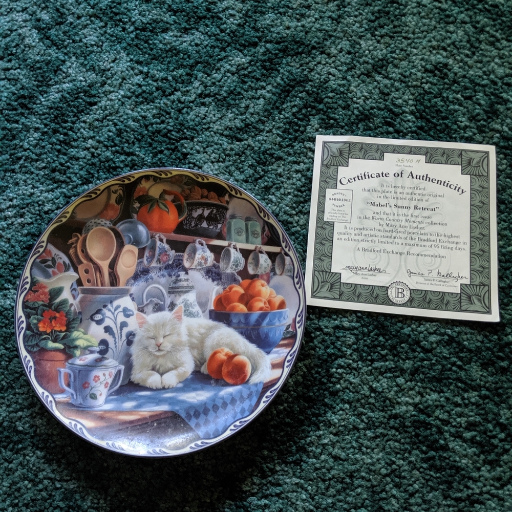 Collectible plate